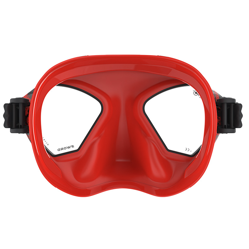 SWORD - RED SILICONE | Echipament Scufundari | Masti si snorkel